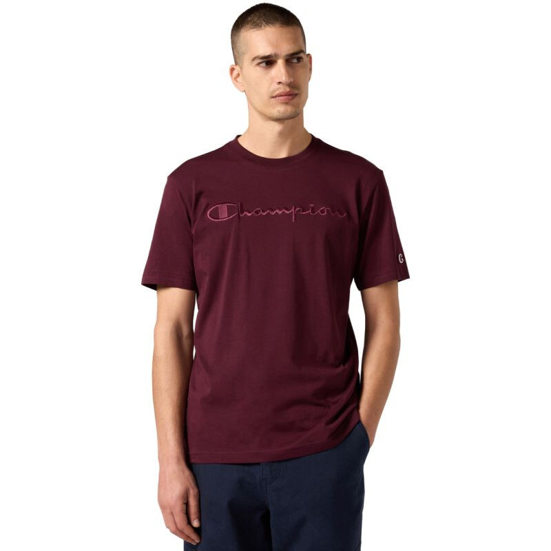 Champion SS Tee bordová 220273 RS522 pánske 66655804