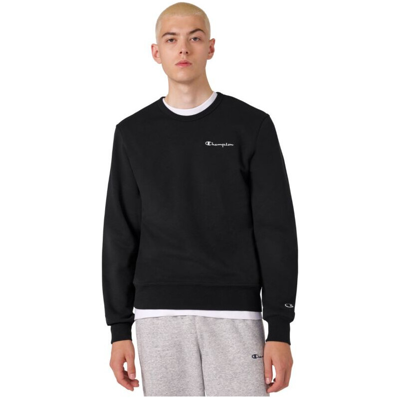 Pánska mikina Champion Crewneck Sweatshirt black 221792 KK001 pánska 66656600