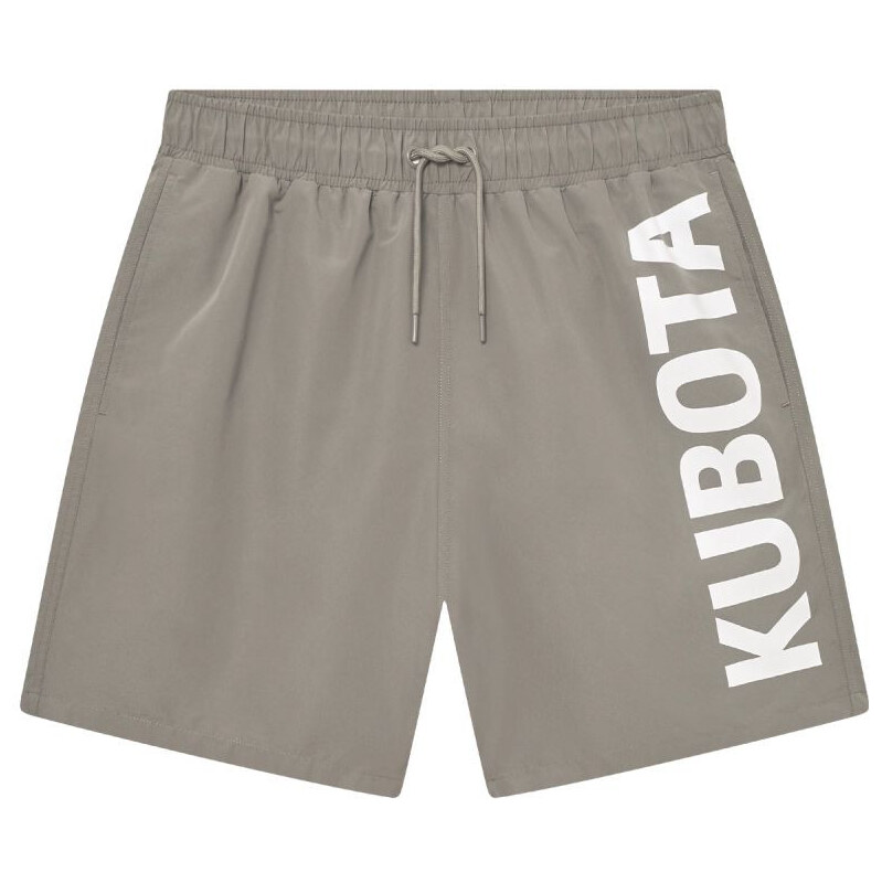 Pánske šedé plavecké šortky Kubota K25SS-204-003-22-1 66657086