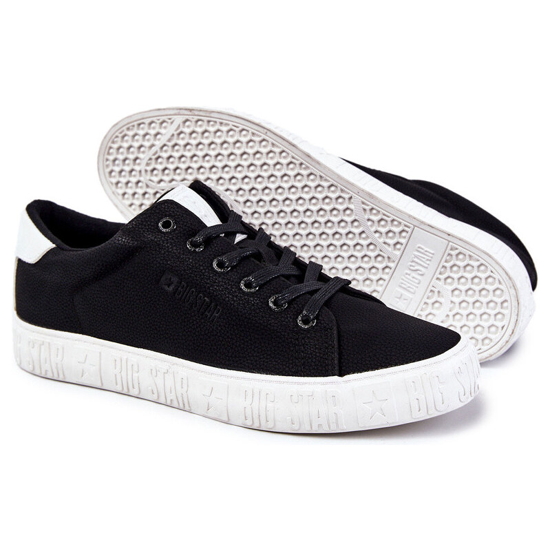 Big Star Shoes Męskie Buty Sportowe Big Star KK174072 Czarne 66658535