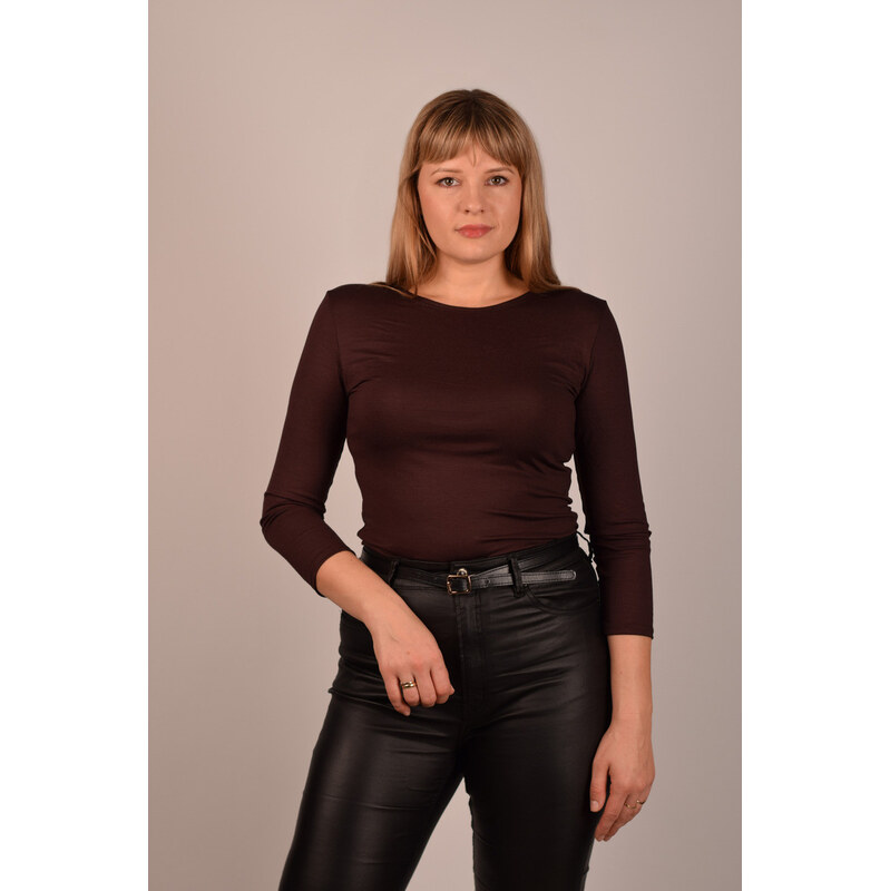 Babell Manati 3/4 košeľa hnedá 66656632