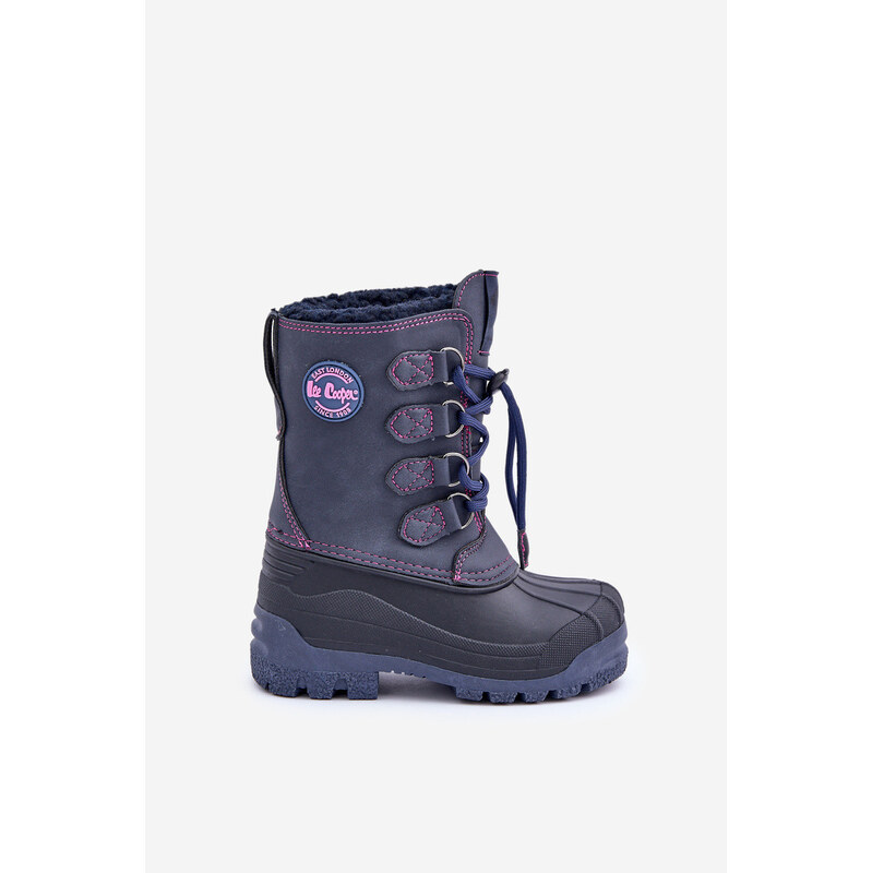 Wysokie Ciepłe Śniegowce Dziecięce Ze Ściągaczem Lee Cooper LCJ-24-44 66661275