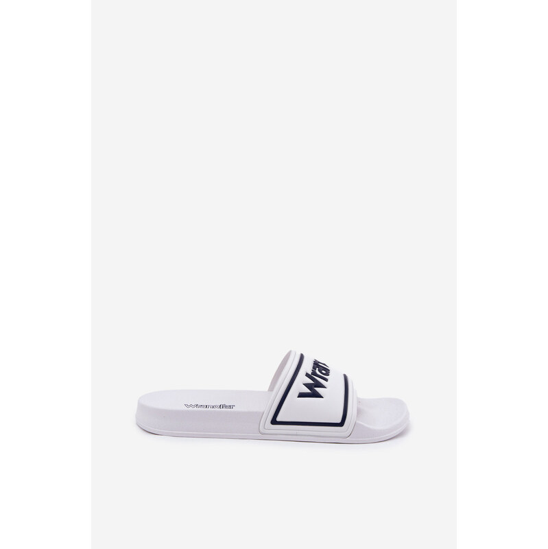 Klapki Męskie WRANGLER AVERELL SLIDER MEN LOW 20251042.1FG Białe 66662383