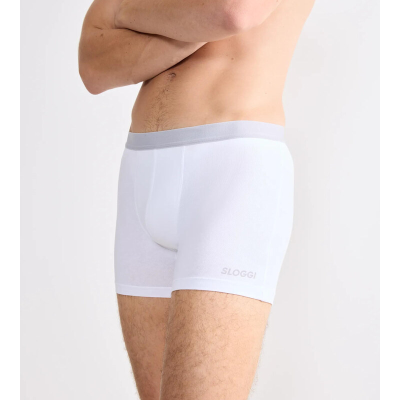 sloggi muži GO ABC 2.0 Short 2P - WHITE - SLOGGI WHITE - SLOGGI 66665043