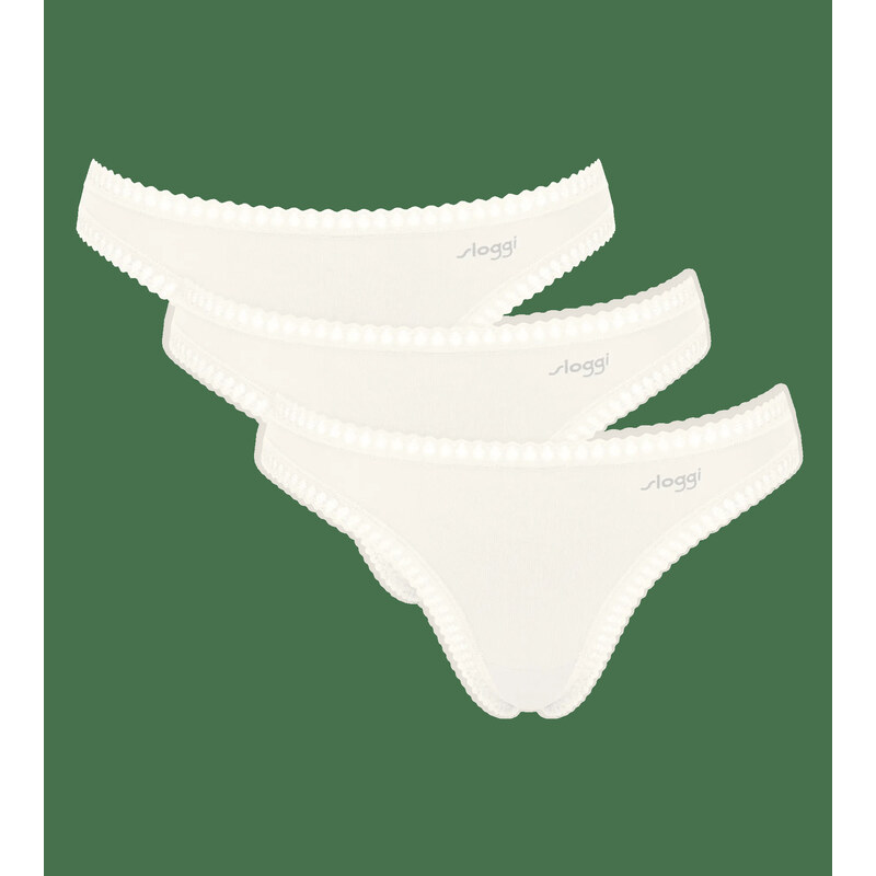 sloggi GO Crush String C3P - WHITE - SLOGGI WHITE - SLOGGI 67260793