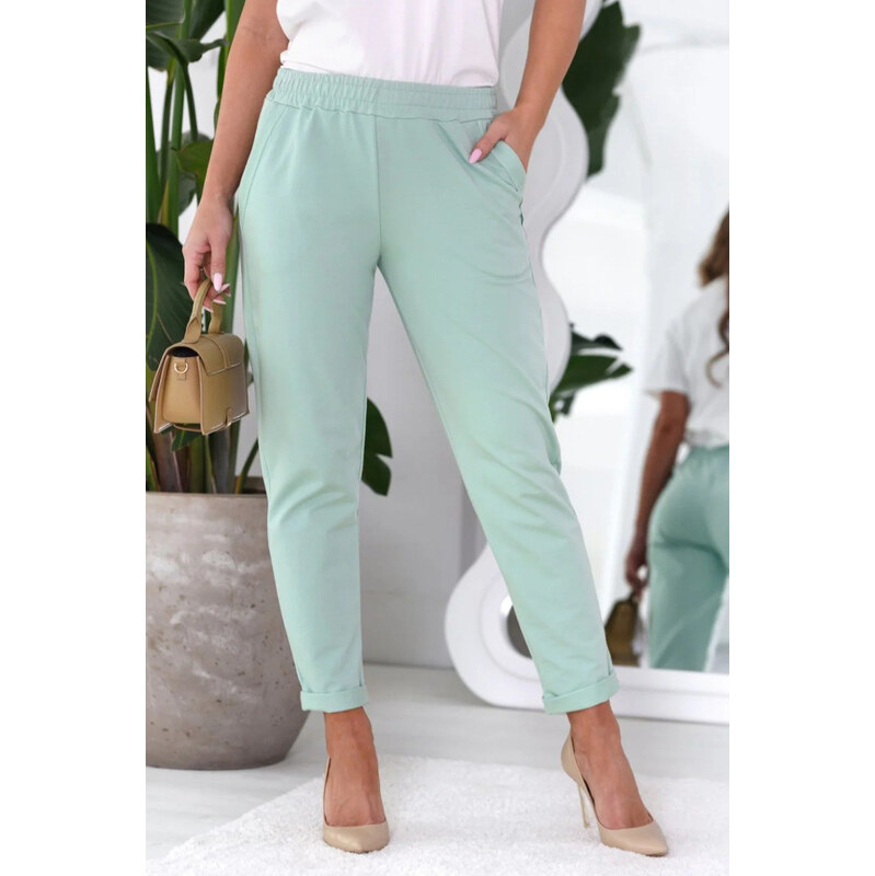 OFF PINK LETNÉ NOHAVICE LENA 64813661