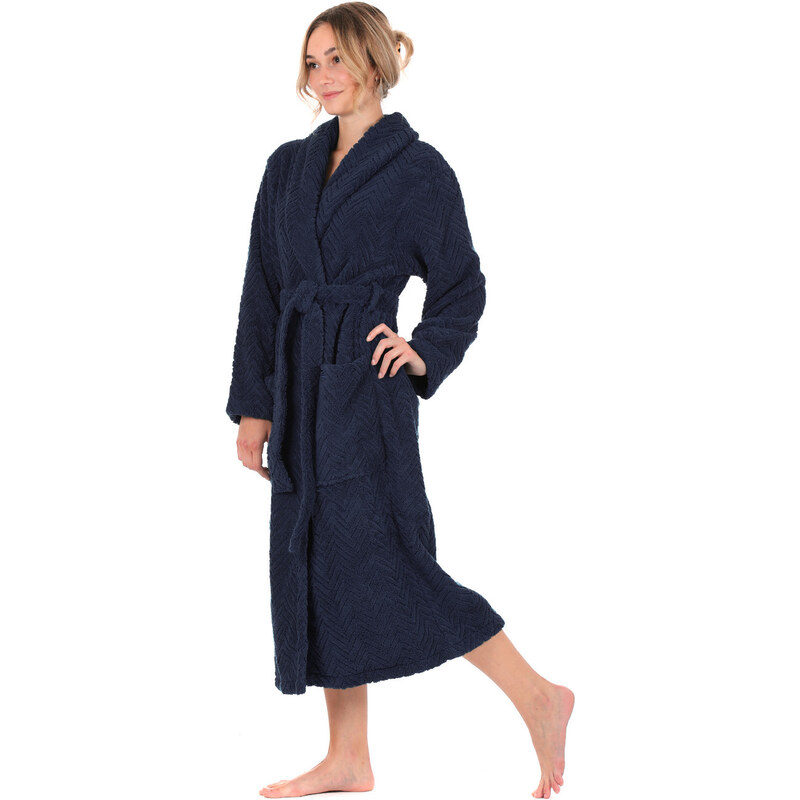 Vestis župan Athena dámsky tmavomodrý 66665592