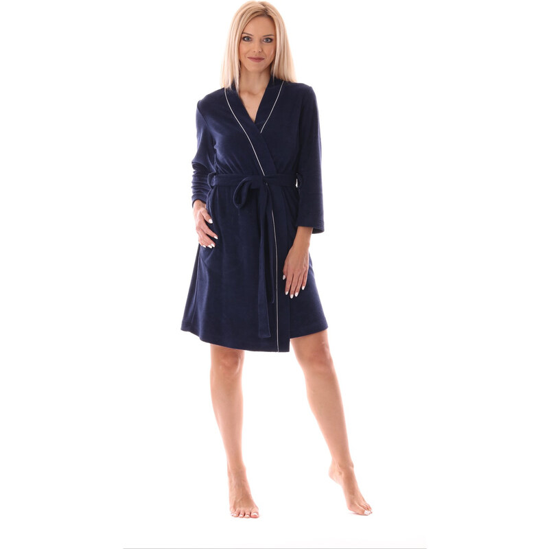 Vestis dámsky krátky župan Bari kimono Midnight blue 66665600