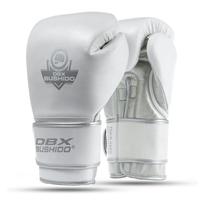 Boxerské rukavice z prírodnej kože s viacvrstvovým polstrovaním - 66665888