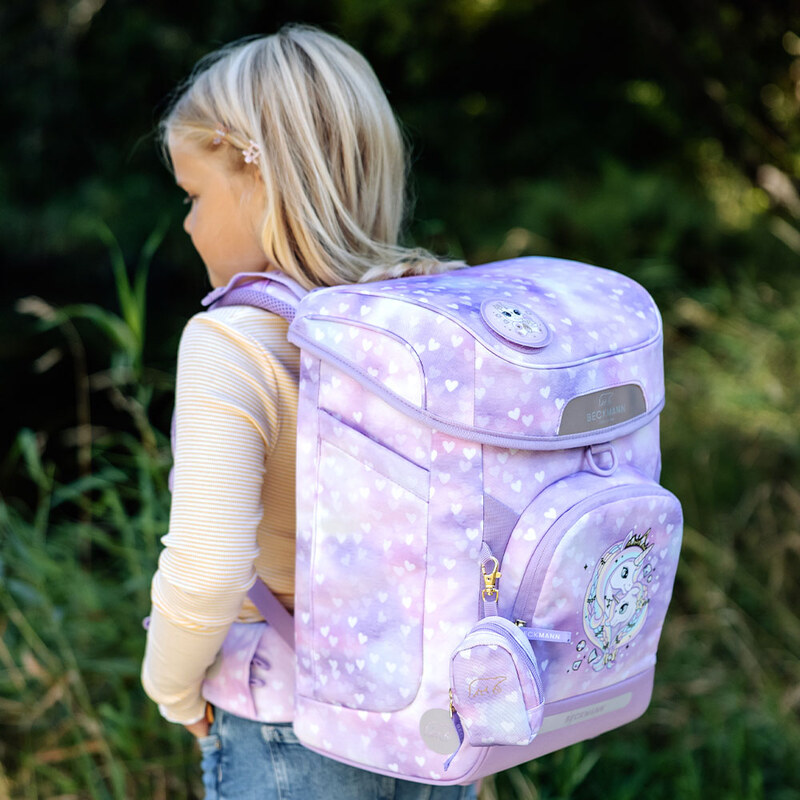 Školská aktovka Premium AIR Unicorn Purple BECKMANN 66666658