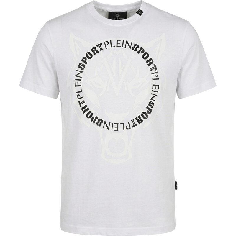 PLEIN SPORT Logo Loop White tričko 64247303