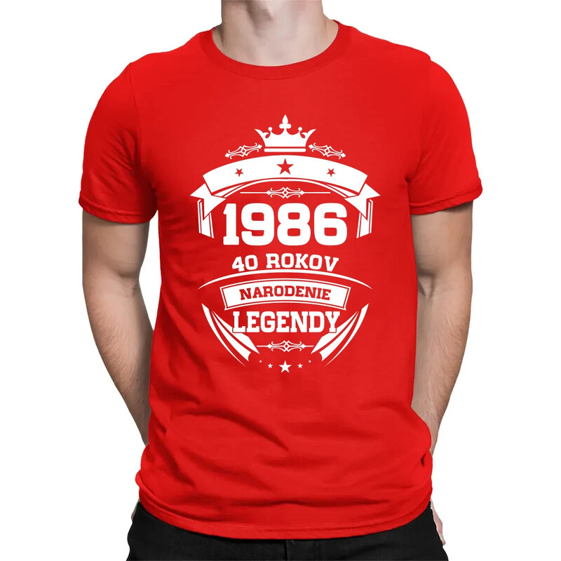 E-shop Garibald 1986 Narodenie legendy 40 rokov - pánske tričko s