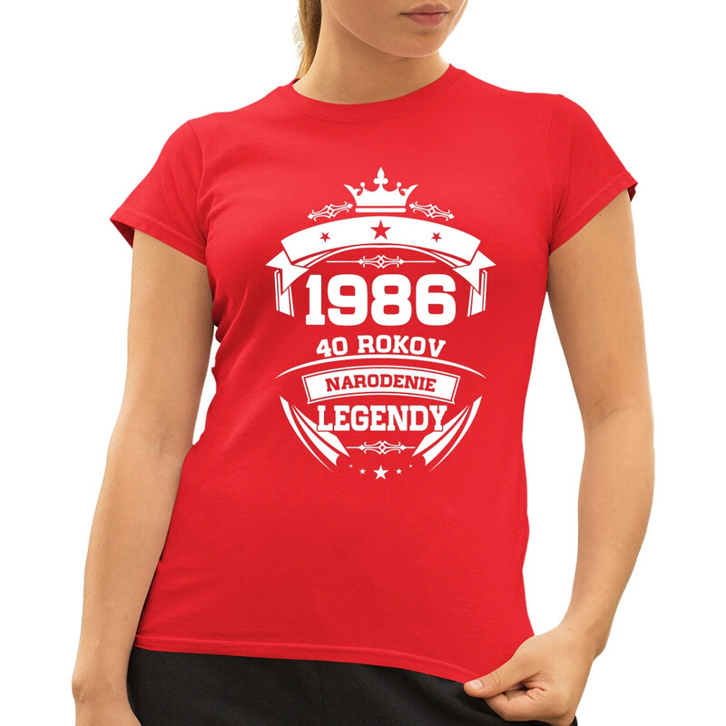 E-shop Garibald 1986 Narodenie legendy 40 rokov - dámske tričko s