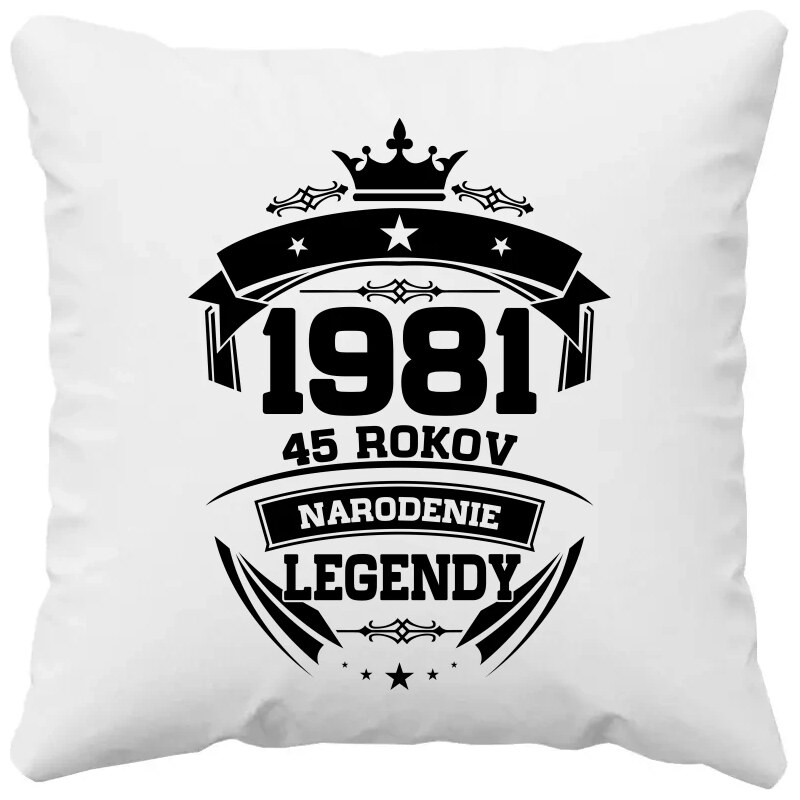 Garibald 1981 Narodenie legendy 45 rokov - vankúš s potlačou 66667267
