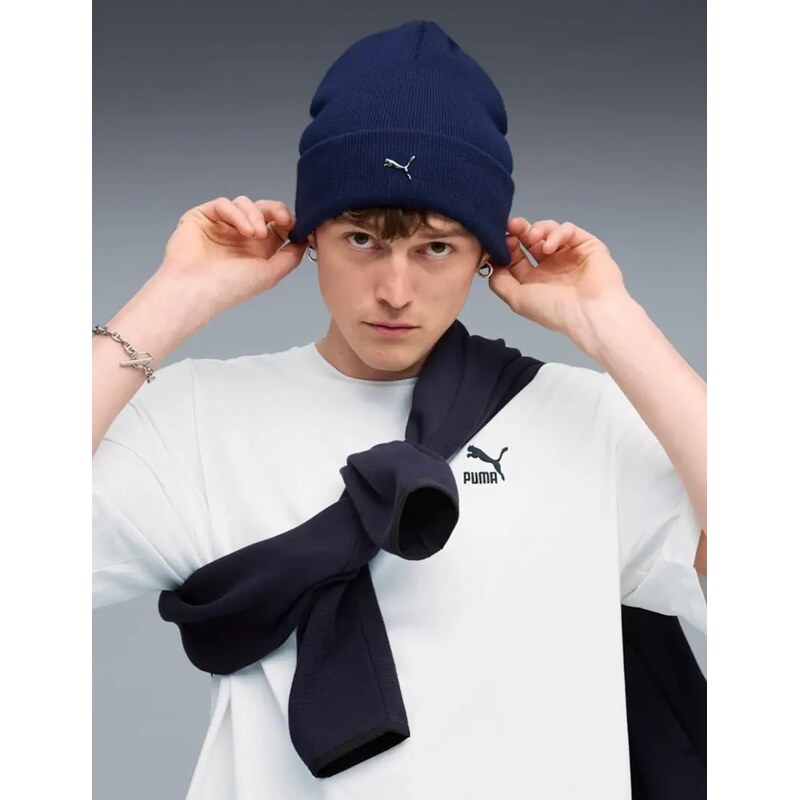 Puma Metal Puma Cat High Crown Beanie blue 66668131