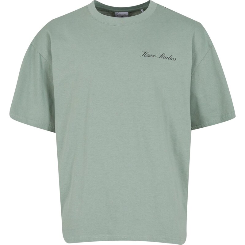 Karl Kani Tričko pastelovo zelená / čierna / biela 66668938