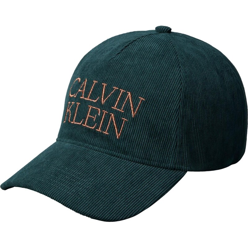 Calvin Klein Čiapka modrozelená / mandarínková 66669642