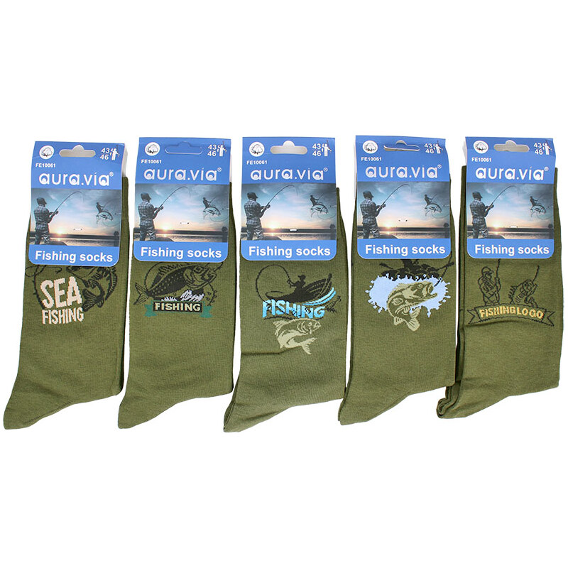 Ponožky pre rybára bal/5párov aura.via FE10061 21491563