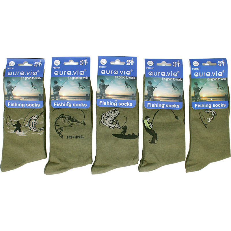 Ponožky pre rybára bal/5párov aura.via FE3757 19869455