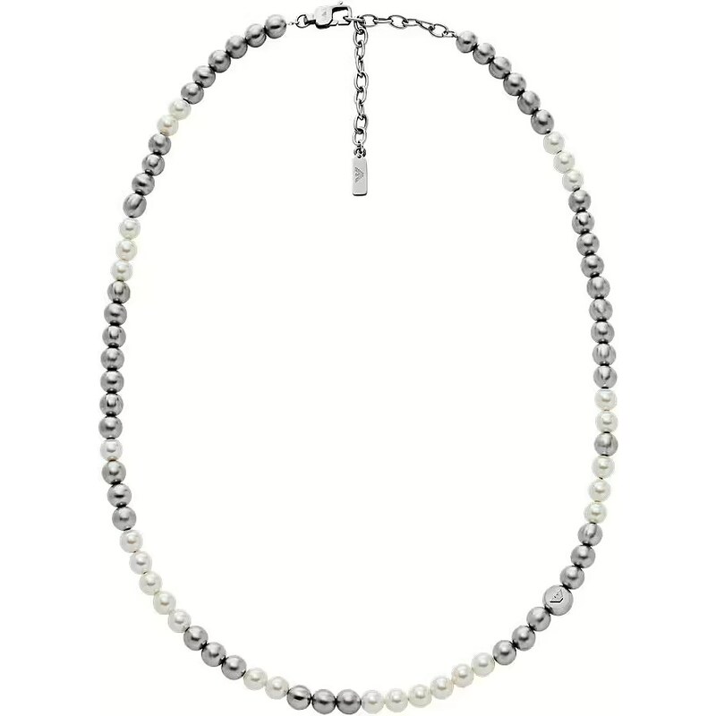 Emporio Armani Pánsky náhrdelník s umelými perličkami EGS3176040 66672244