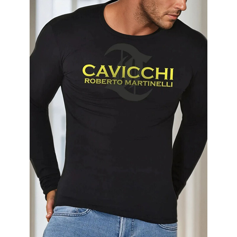 CAVICCHI Roberto Martinelli Pánske tričká CAVICCHI CC222 00020 luxusné 66531367