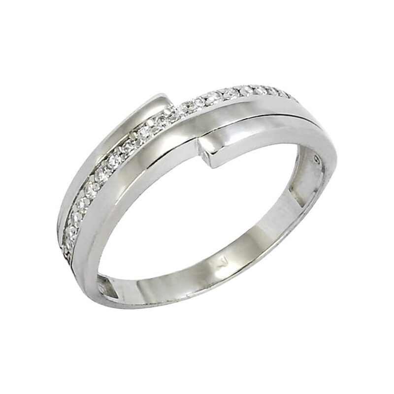 Strieborný prsteň Glare 1128 66674504