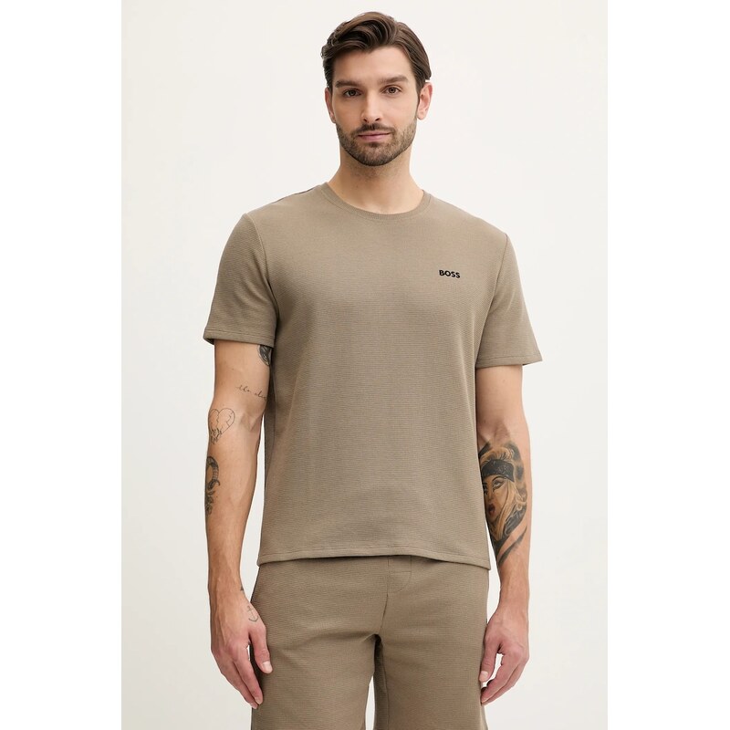 Tričko BOSS Waffle T-Shirt 65234782