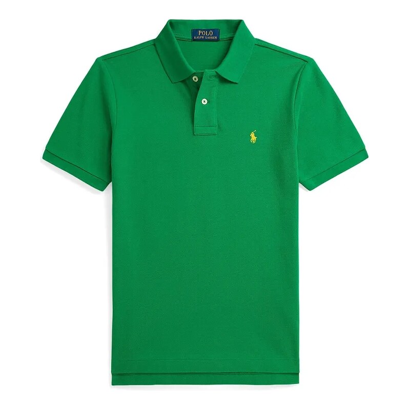 Detská bavlnená polokošeľa Polo Ralph Lauren 66614716
