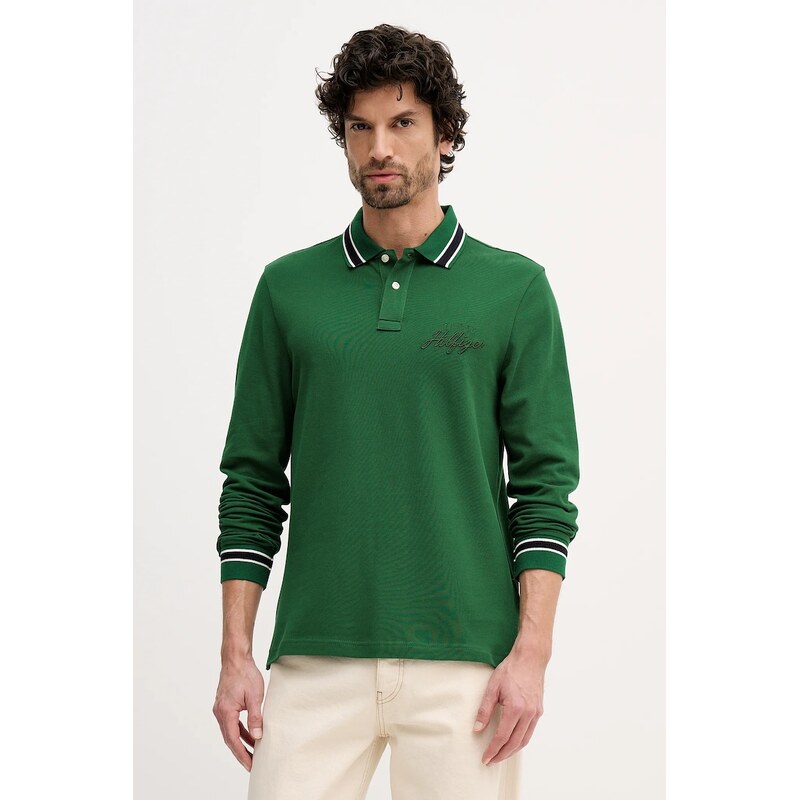 Bavlnené tričko s dlhým rukávom Tommy Hilfiger 66531413