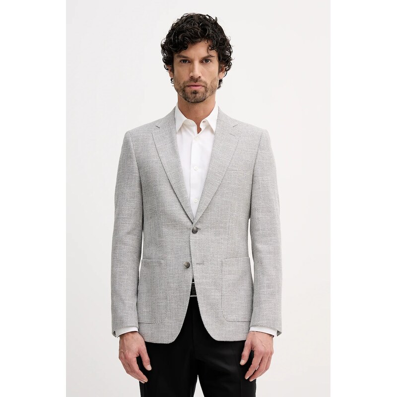 Sako s prímesou ľanu BOSS H-Hutson-2PP-253 66536324