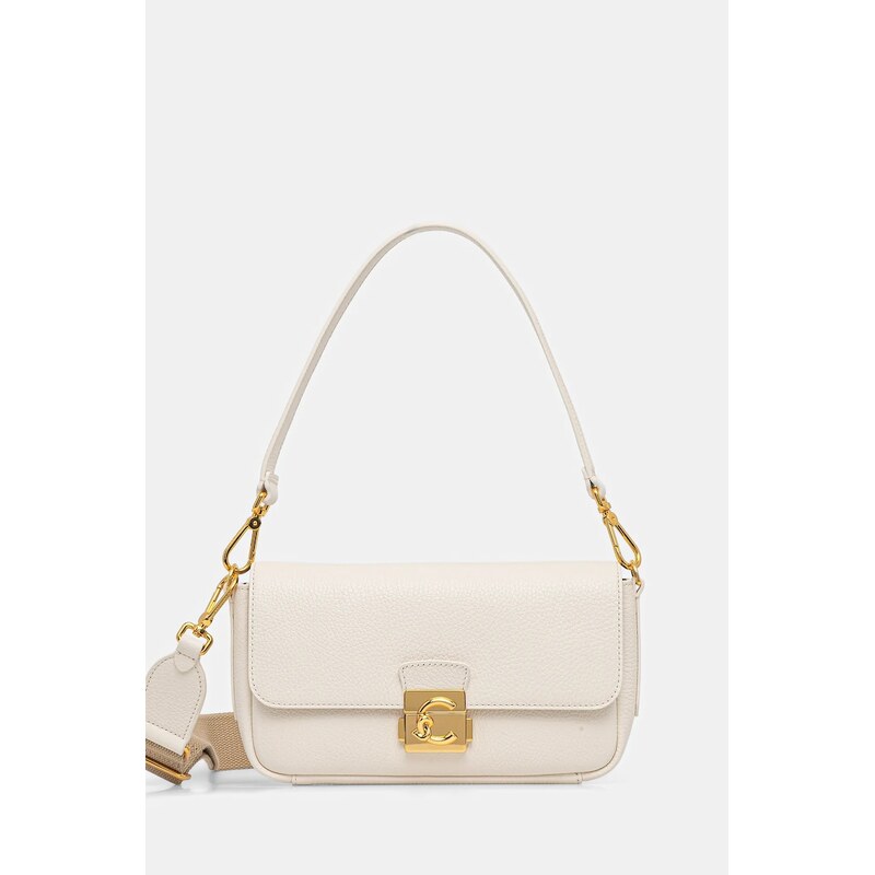 Kožená kabelka Coccinelle C-ME LOCK 66654633