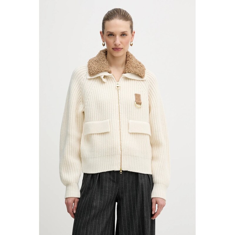 Kardigan s prímesou vlny Barbour Marla 66654779