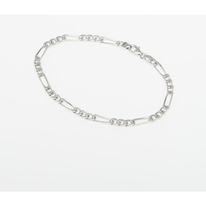 Náramok Miansai 3mm Figaro Chain Bracelet Sterling Silver M 66675345