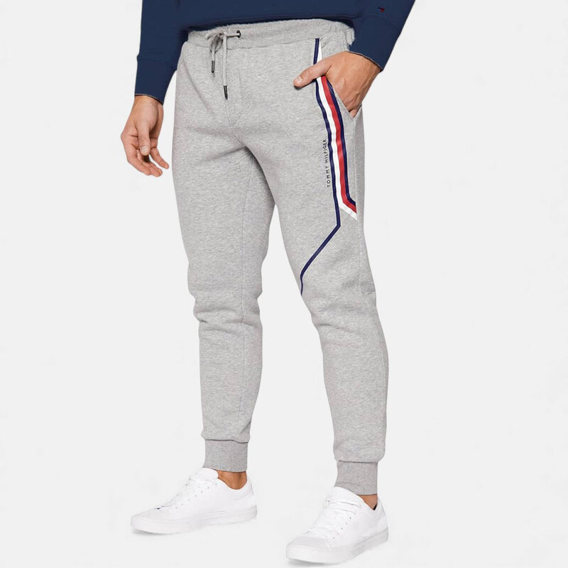 Pánské šedé tepláky Tommy Hilfiger 56558 66675244