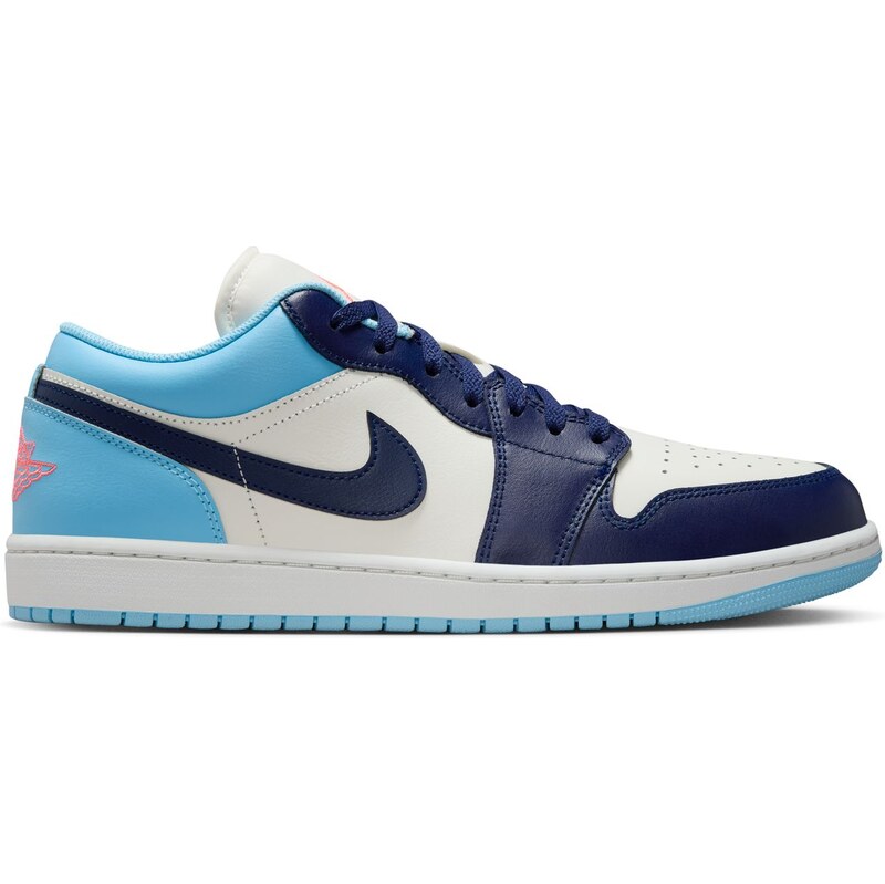 Air Jordan 1 Low Blue Chill - Pánske - Tenisky Jordan - Biele - 553558 66675103