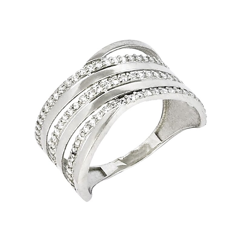 Strieborný prsteň Glare 1134 66675229