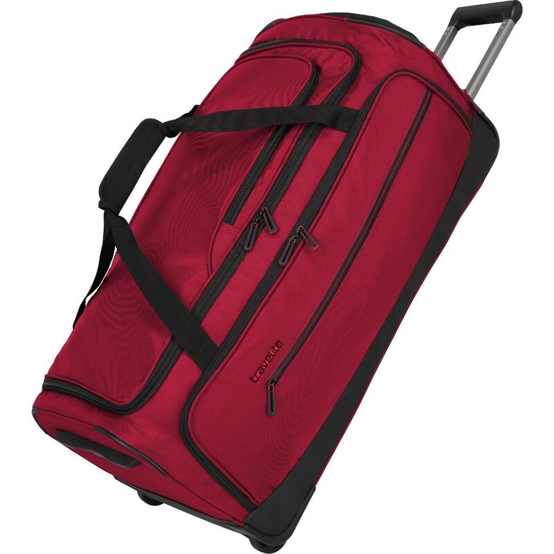 Travelite Crosslite 5.0 Wheeled Duffle L Red 67280414