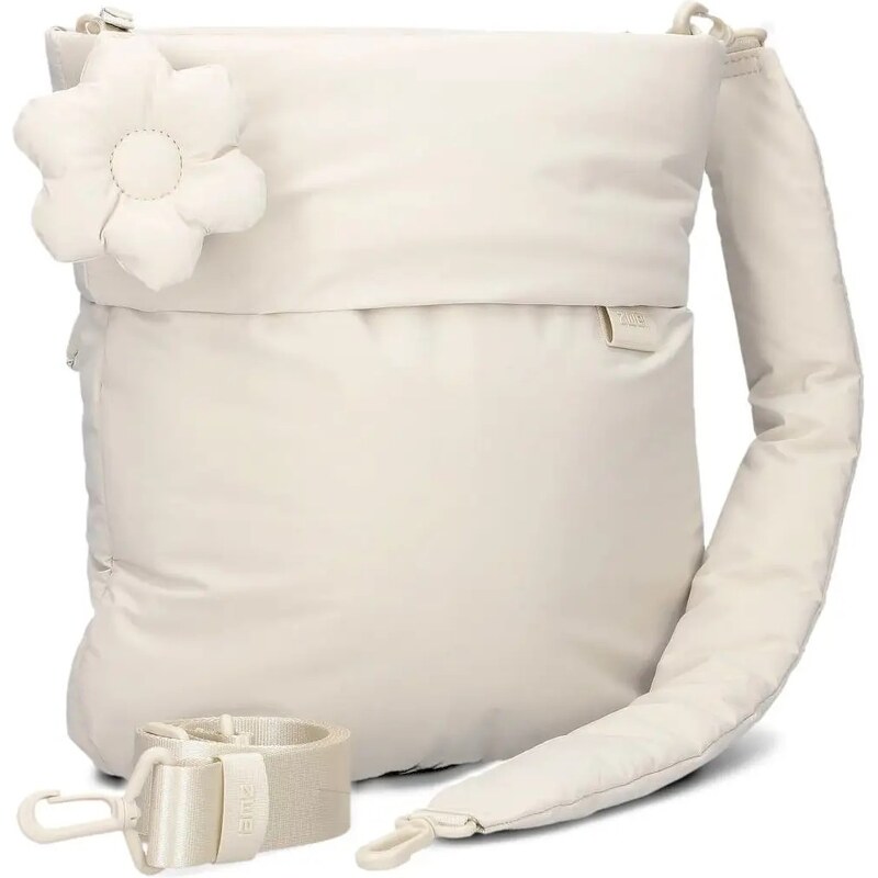 Kabelka crossbody se dvěma popruhy Zwei HA12 WHI 67211150