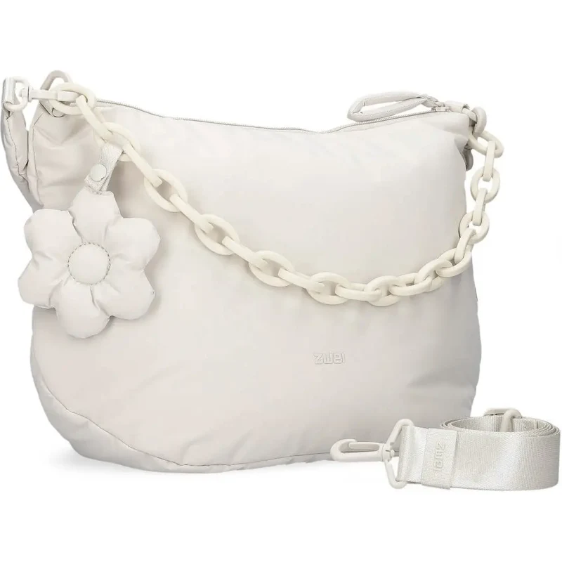 Kabelka crossbody se dvěma popruhy Zwei HA140 WHI 67391166