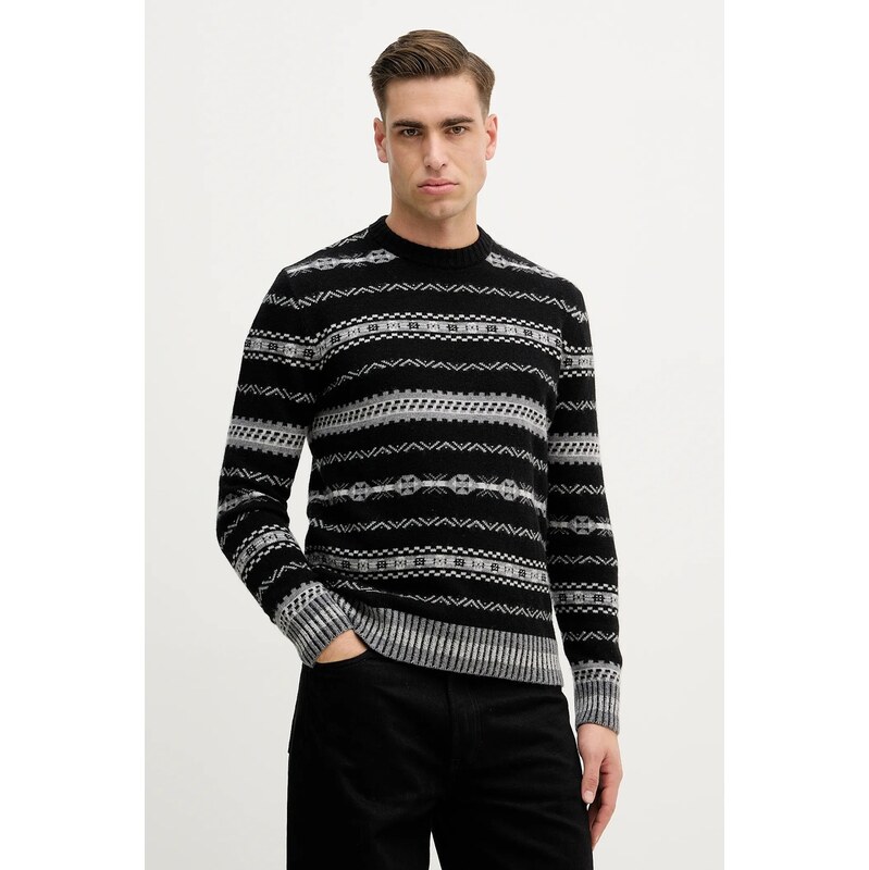 Sveter s prímesou vlny United Colors of Benetton 66678557