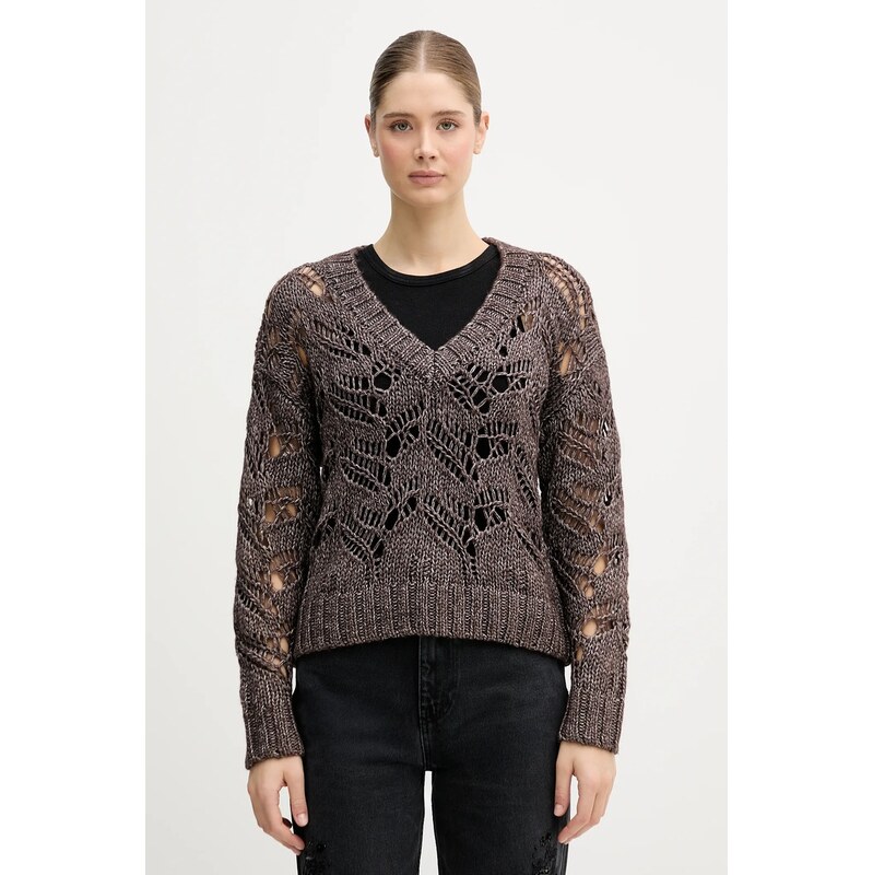 Sveter s prímesou vlny Sisley 66678556