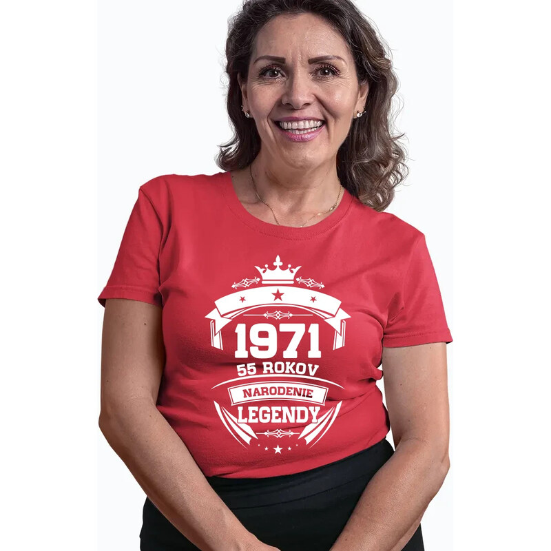 E-shop Garibald 1971 Narodenie legendy 55 rokov - dámske tričko s