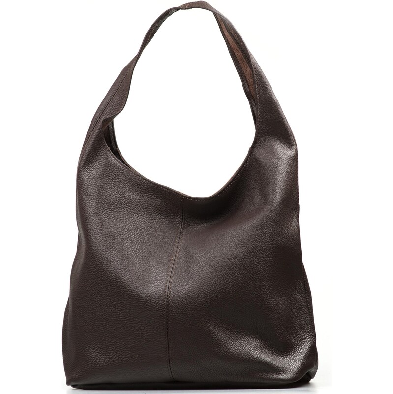 Blaire Kožená kabelka Tona tmavo hnedá 66676585