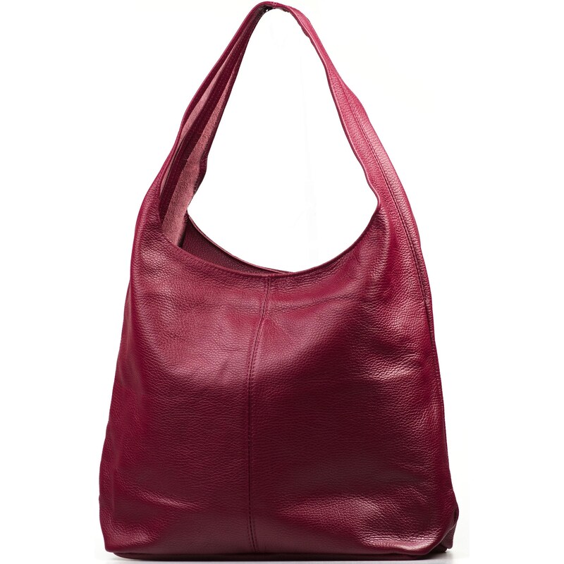 Blaire Kožená kabelka Tona vínovo červená 66676586