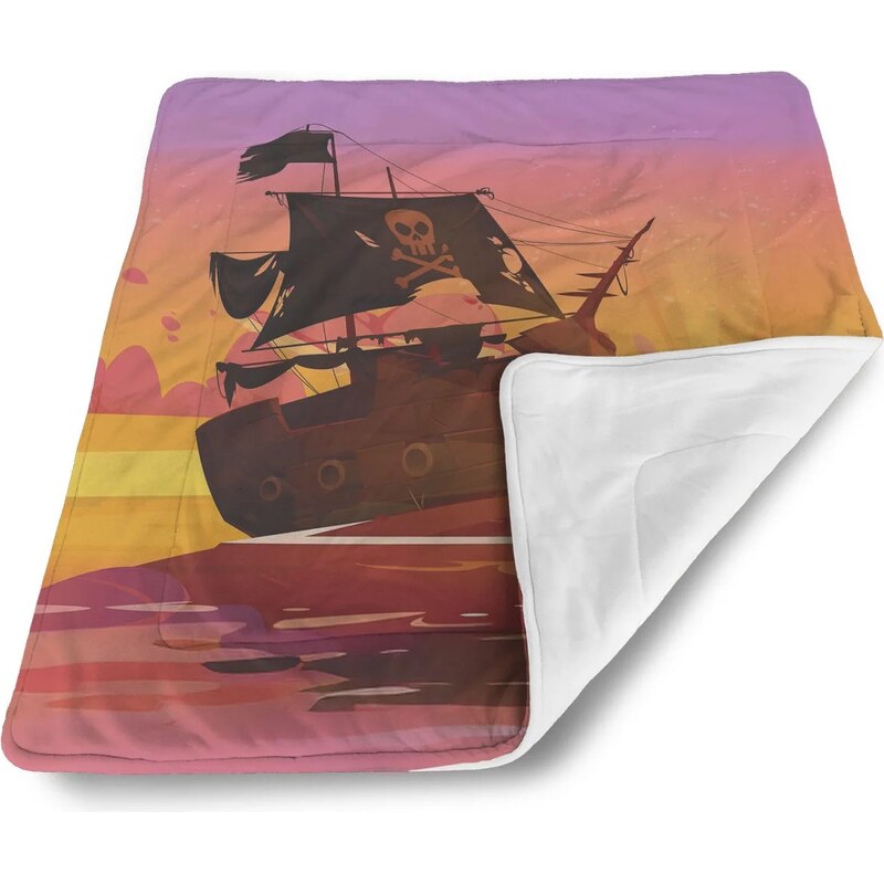 Sablio Deka pre bábätko Pirátska loď pri západe slnka 62633495