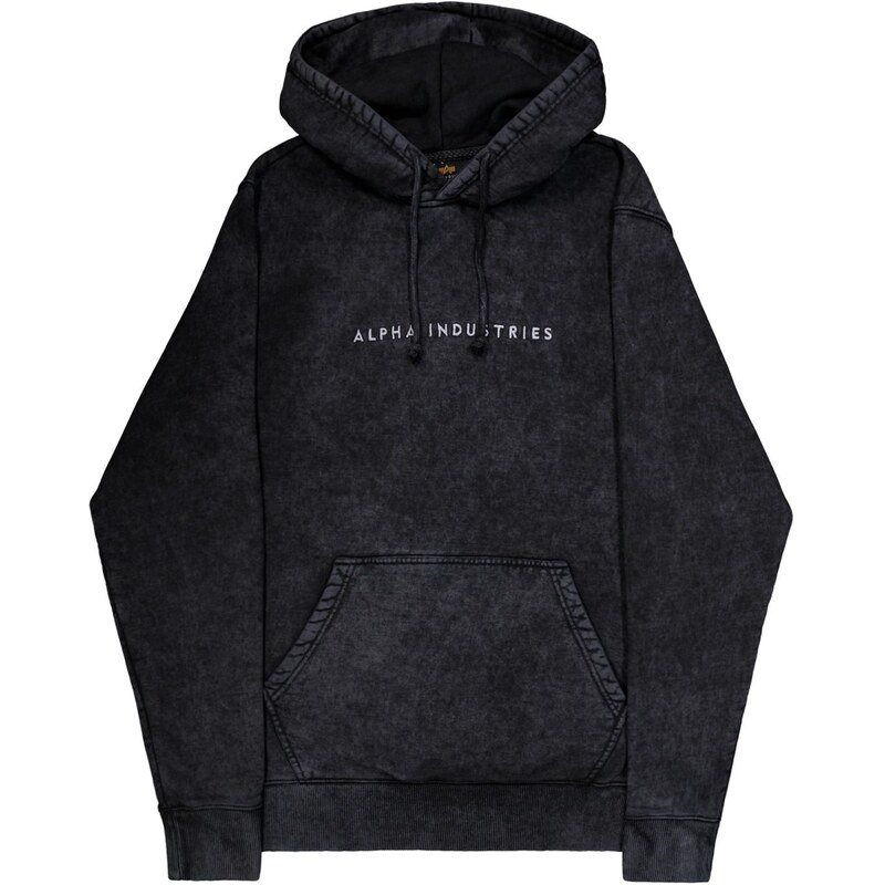 ALPHA INDUSTRIES Mikina čierna / prírodná biela 66680993