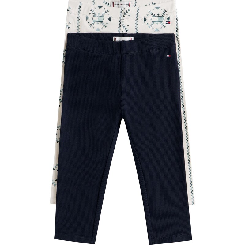 TOMMY HILFIGER Legíny námornícka modrá / svetlomodrá / biela 66681697