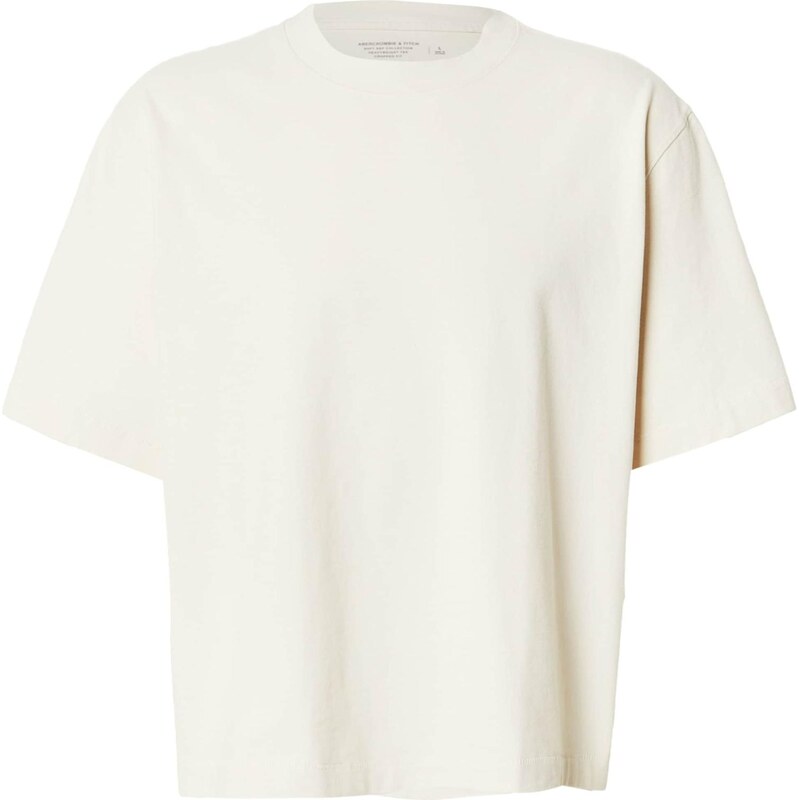 Abercrombie & Fitch Tričko prírodná biela 66681724