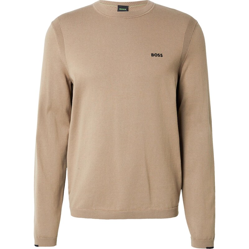 BOSS Sveter Ever-X kaki 66681769