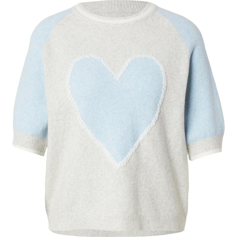 Grace Sveter kráľovská modrá / svetlosivá / biela 66681770